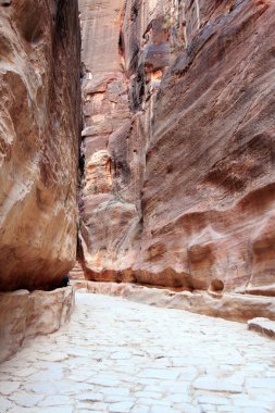 muhteşem güzelliği: petra, jordan siq vadide