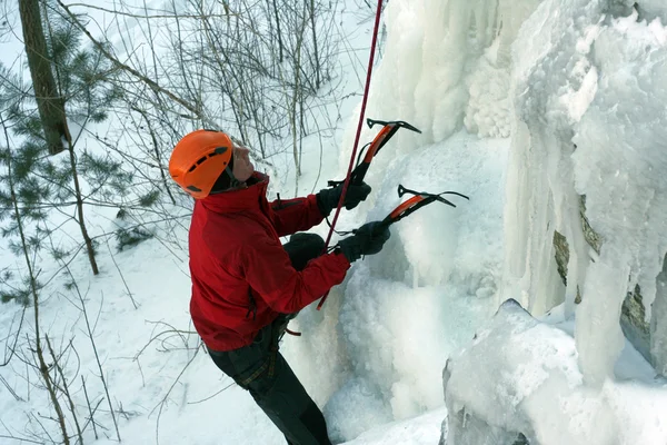 Hielo escalando el Cáucaso Norte . —  Fotos de Stock