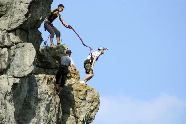 Rope jumping — Stok fotoğraf