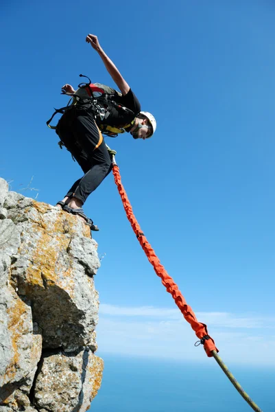 Rope jumping — Stok fotoğraf