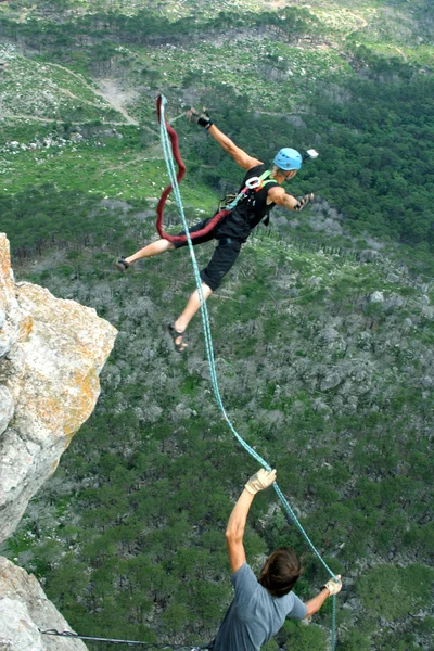 Rope jumping — Stock Photo, Image
