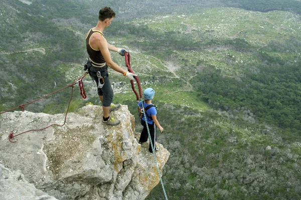 Rope jumping — Stock Photo, Image