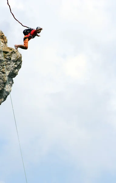 Rope jumping — Stock Photo, Image