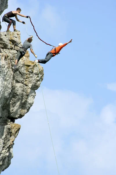 Rope jumping — Stok fotoğraf