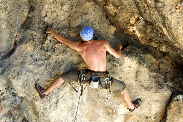 Escalador de rocas . — Foto de Stock