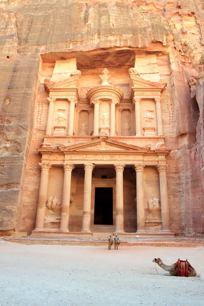 Antigua ciudad de Petra Construida en Jordania . —  Fotos de Stock