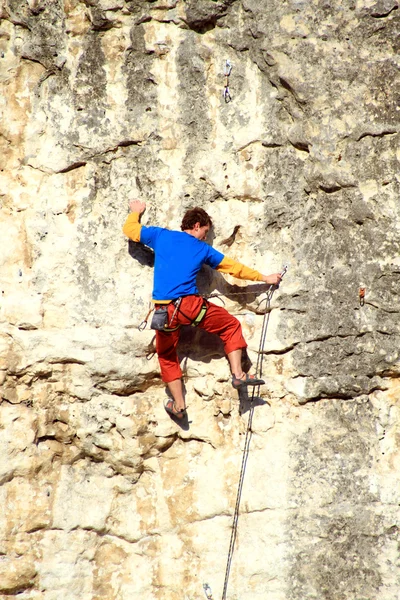 Escalador de rocas —  Fotos de Stock