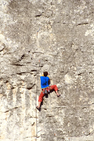 Rock climber — Stock Photo, Image