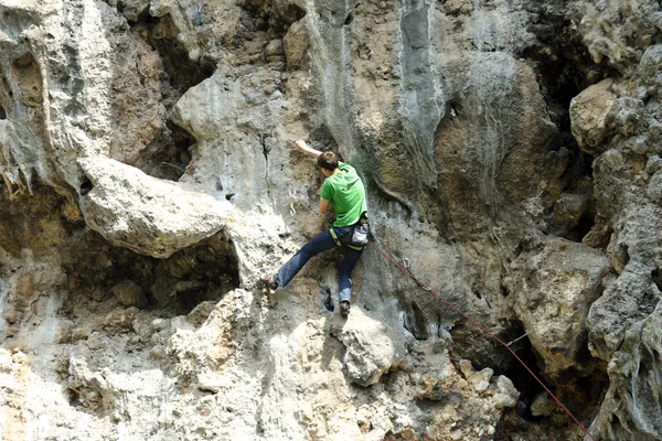 Scalatore di roccia — Foto Stock