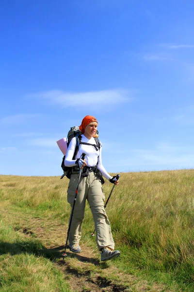 Sommerwandern in den Karpaten. — Stockfoto