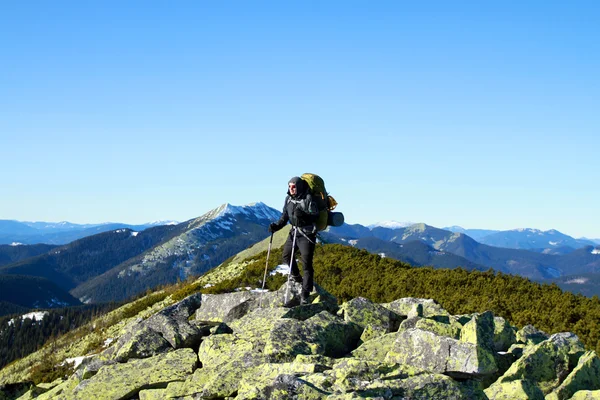 Mountain hike. — Stock Photo, Image