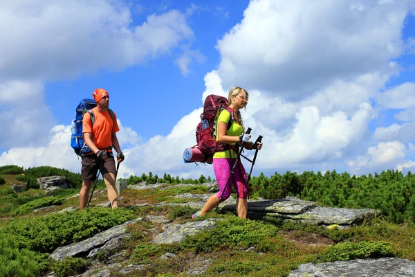 Fjällvandring. — Stockfoto