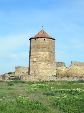 Eski kale kasaba bilhorod-dnistrovsk i, odessa region. Ukrayna'nın Güney