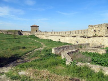 Eski kale kasaba bilhorod-dnistrovsk i, odessa region. Ukrayna'nın Güney