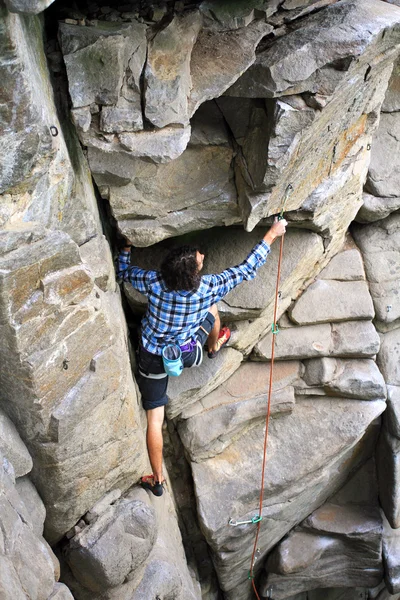 Escalador de rocas —  Fotos de Stock