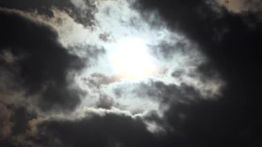 Gökyüzündeki Bulutlar, Dramatik Günbatımı Zaman Çizelgesi, Yumuşak Işınlar Bulutlu, Mavi Bulutlu Güneş Işıkları, Güneş Fırtınalı Zaman Hızı