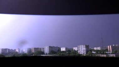 Şimşek, Şimşek Şehirde, Yağmur, yağışlar, Şehre düşen yağmur, Gece Fırtınası, Şehir Merkezi Manzarası