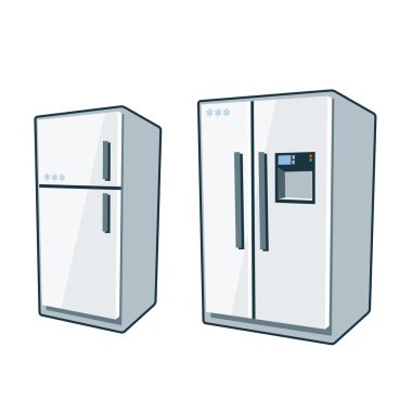 Home Appliances 1 - Refrigerators clipart