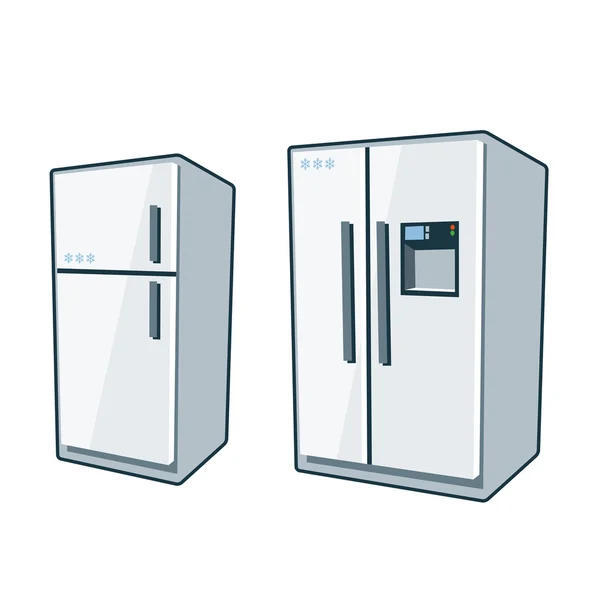 Electrodomésticos 1 - Refrigeradores — Vector de stock