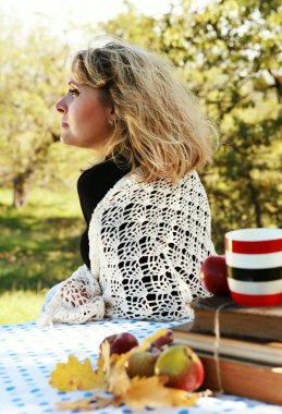 kadın portre rahatlatıcı