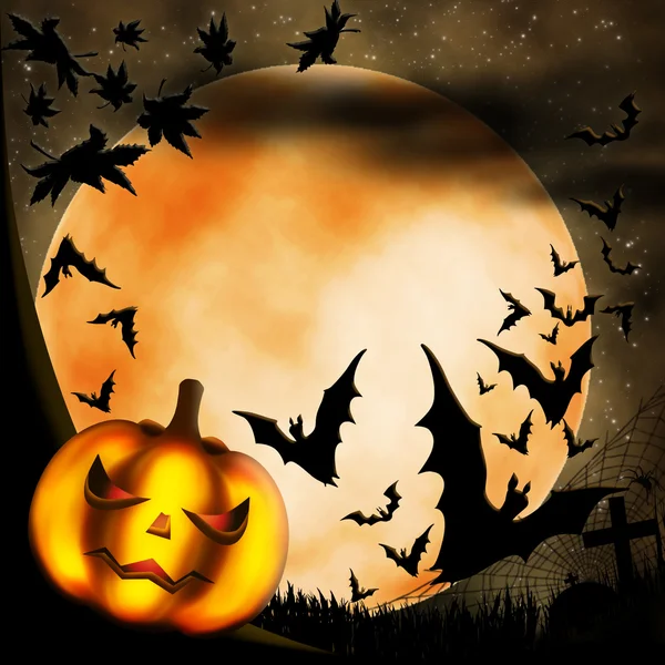 Иллюстрация Хэллоуина — стоковое фото