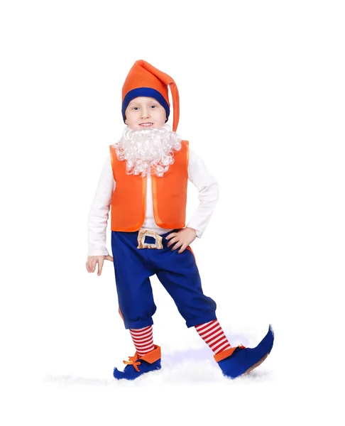 Little boy in leprechaun fancy-dress — Stock Photo, Image