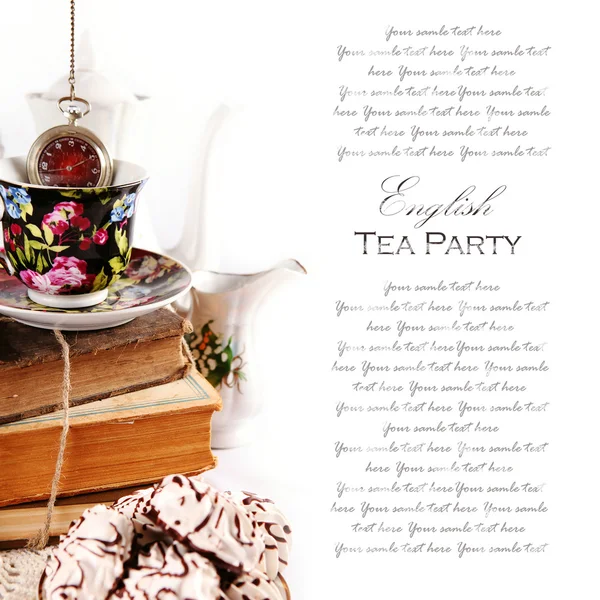 Englische Tea Party — Stockfoto