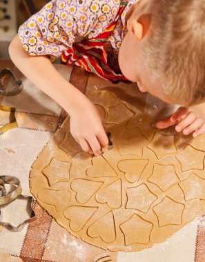 Noel kurabiyeleri hazırlama