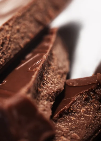 チョコレート チップのスタック — ストック写真