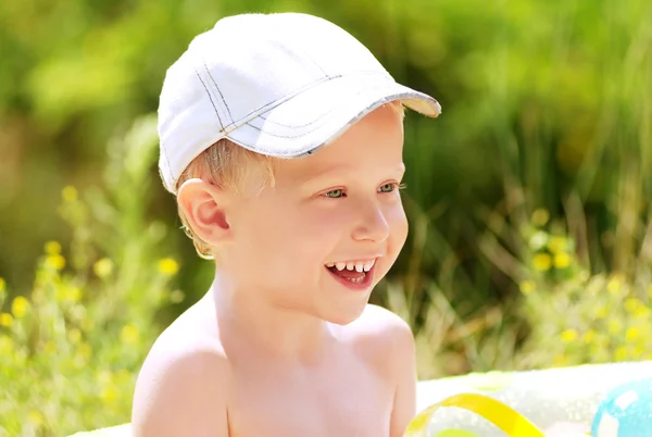 Happy little boy portrait — Stock Photo, Image