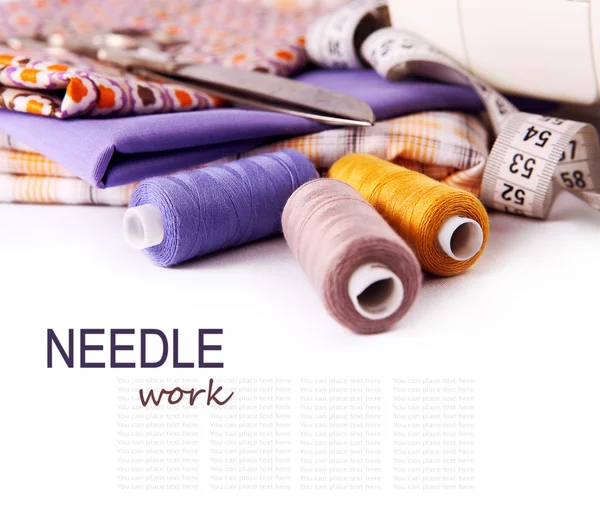 Sewing background — Stock Photo, Image