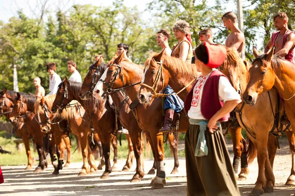 Equestrian sınıftan Kazaklar — Stok fotoğraf