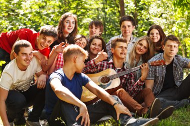 Arkadaş grubu mutlu tatil