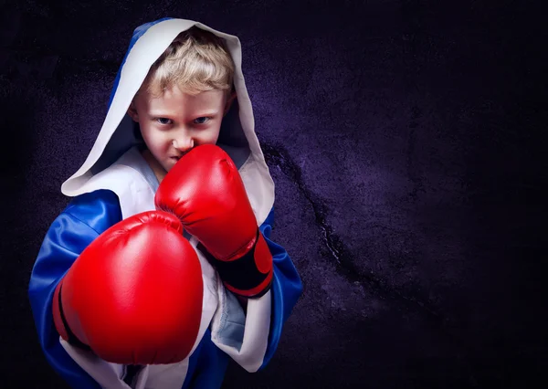 Boxing fighter portait — Stock Photo, Image