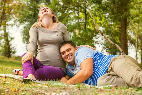 Happy expectant time — Stock Photo, Image