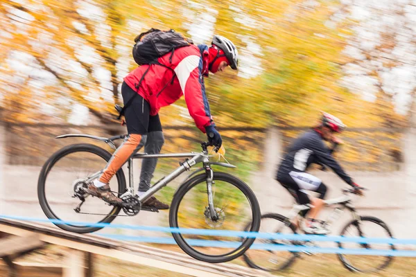 Bicycle race competition — Stock Photo, Image