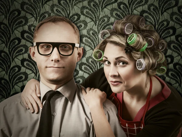 Vintage family portrait — Stock Photo, Image