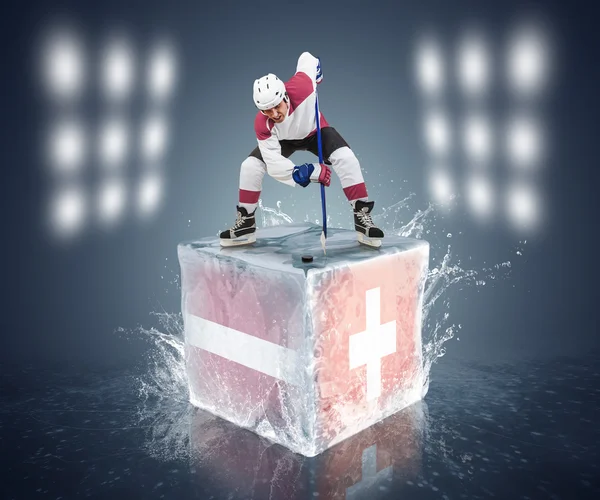 Gioco di hockey — Foto Stock