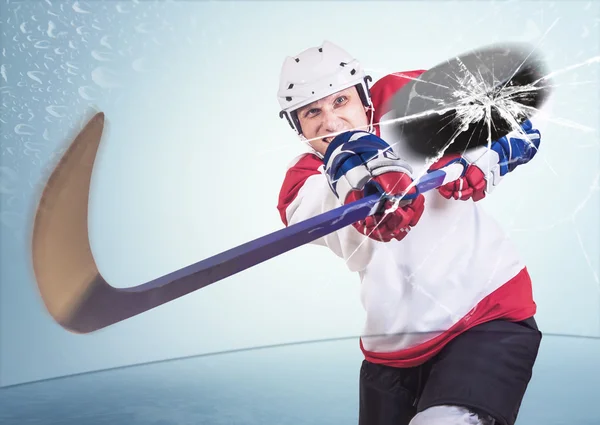 Hockey player — Stock Photo, Image