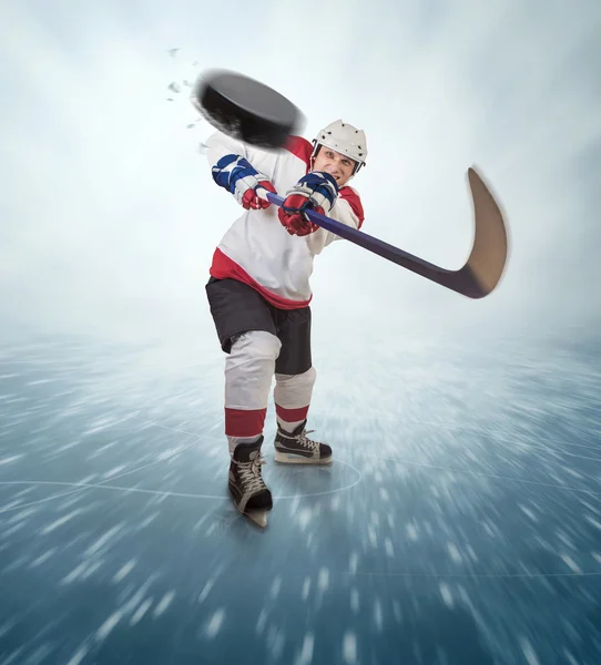 Hockey player — Stock Photo, Image