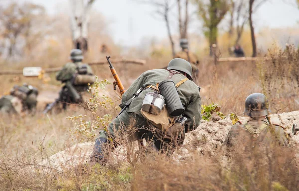 Historische re-enactment — Stockfoto