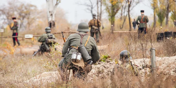 Historische re-enactment — Stockfoto