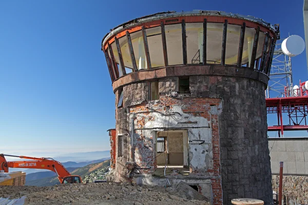 Making cableway - Funitel — Stock Photo, Image