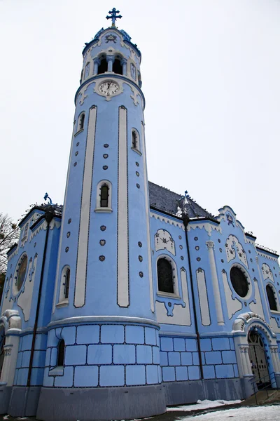 Niebieski kościoła — Zdjęcie stockowe