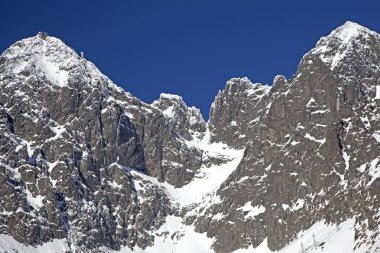 Lomnicky stit-'in yüksek tatras dağlar