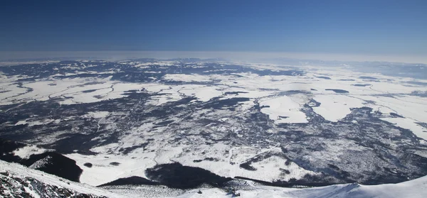 Widok z Łomnicki szczyt - szczyt w Tatrach Wysokich — Zdjęcie stockowe