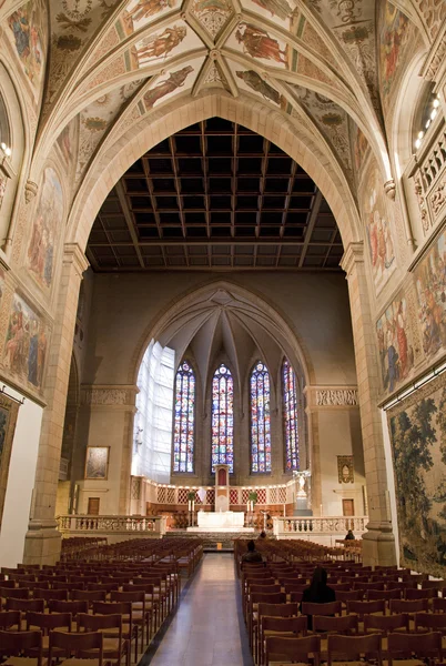 Notre Dame cathedral in Luxembourg — Stock Photo, Image