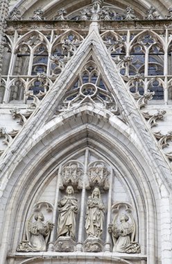 Aziz michael ve Aziz GudulaKatedrali brussel içinde