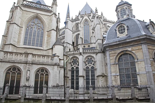 St. Michael und St. Gudula Kathedrale in Brüssel — Stockfoto