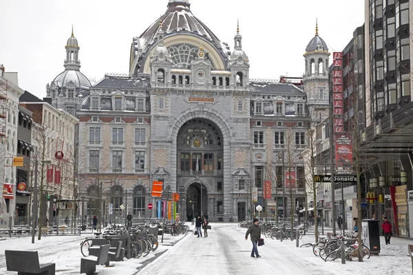 Hauptbahnhof in Antwerpen — Stockfoto